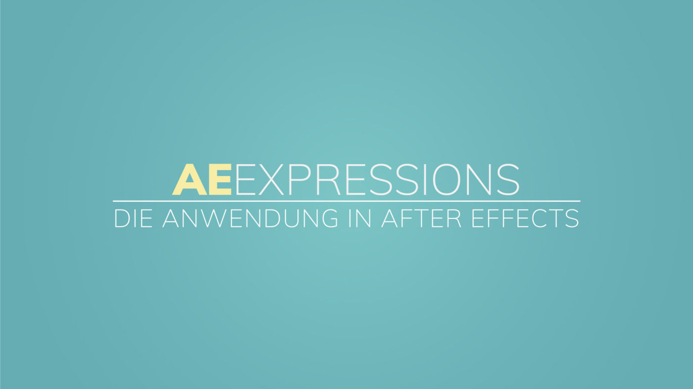 Adobe After Effects Expressions - Beitragsbild